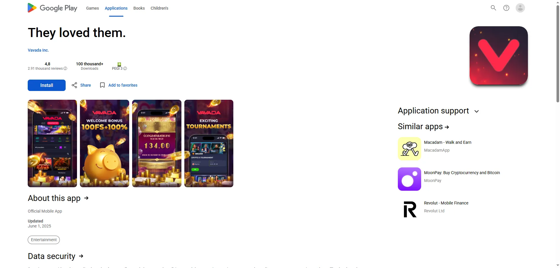Aplikacja mobilna Vavada Casino – pobierz na Android i iOS