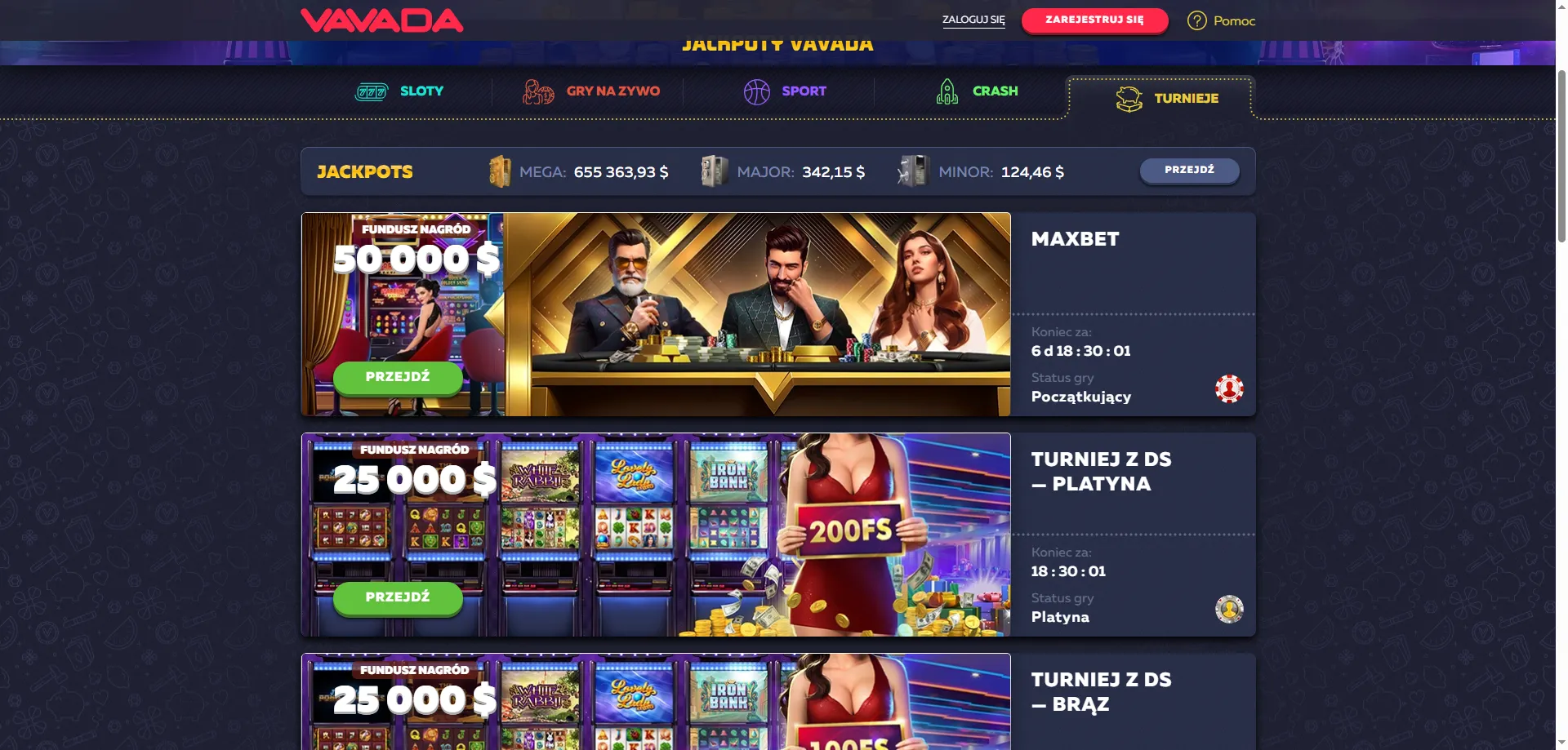 Bonusy Vavada Casino – 100 free spinów i bonus powitalny do 4000 zł
