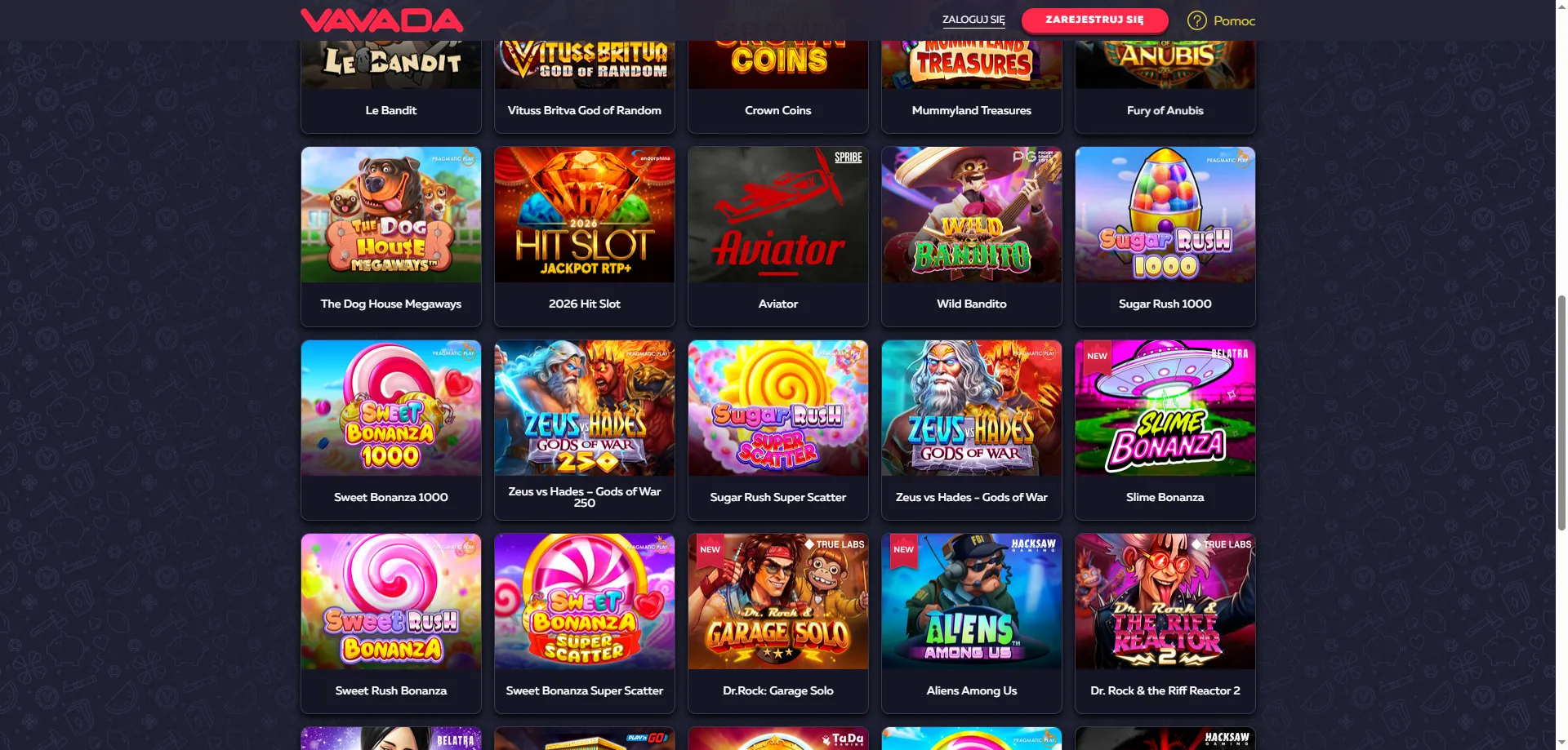 Najlepsze sloty Vavada Casino – gry od czołowych dostawców oprogramowania