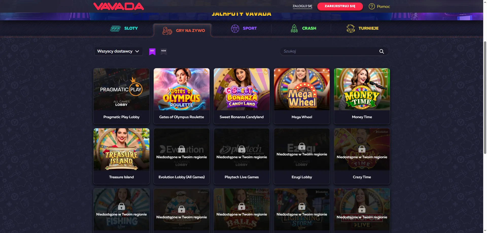 Kasyno na żywo Vavada – ruletka i blackjack z prawdziwymi krupierami